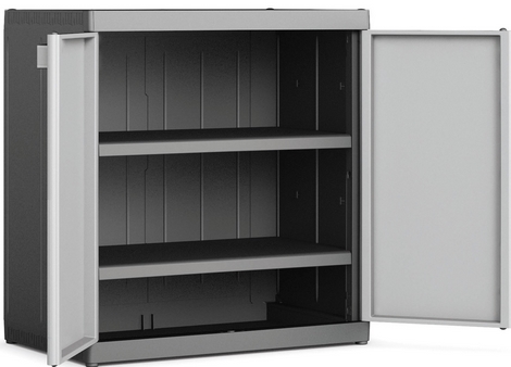 Купить Шкаф пластиковый Logico Low Cabinet XL, цвет серый на meblavka.ru CL-ABM-9695000-0270-01