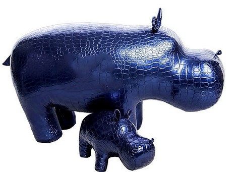 Купить Пуф-банкетка Бегемот-мини Platy-4507 синий ультрамарин в meblavka.ru 2080-hippo-mini-caiman-027