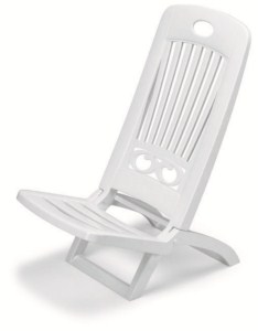 Кресло SPLENDIDA folding beach белое