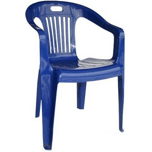 Кресло N5 Комфорт-1 пластиковое, цвет: синий
