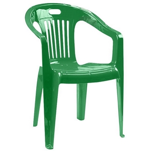 Кресло N5 Комфорт-1 пластиковое, цвет: зеленый