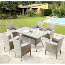 Комплект плетеной мебели Бреаль AFM-195-6Pcs Beige