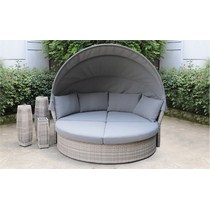 Диван из иск.ротанга Карфаген AFM-325G Grey (серый)