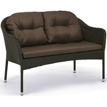 Диван из искусственного ротанга S54A-W53 Brown