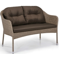 Диван из искусственного ротанга S54B-W56 Light brown