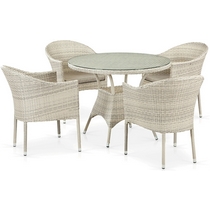 Комплект мебели Брантом T190A-Y350A-W85-D90 Latte 4Pcs (иск.ротанг)