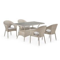 Комплект мебели Дранси T198C-Y79C-W85 Latte 4Pcs (иск.ротанг)