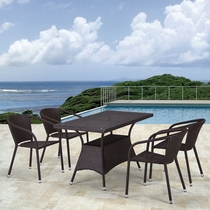 Комплект мебели из искусственного ротанга Линкольн T198D-Y137C-W53 Brown 4Pcs