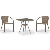 Набор мебели T282BNT-Y137C-W56 Light Brown 2Pcs