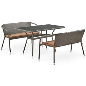 Комплект мебели из иск.ротанга Уэстмит (T286-S139B-W53 Brown)