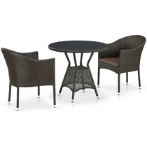 Комплект мебели Бергамо T707ANS-Y350-W53 Brown 2Pcs (иск.ротанг)