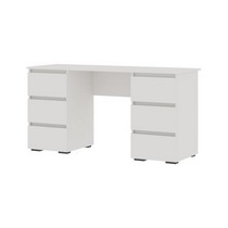 Письменный стол Хелен ПС 02 (белый/белый)