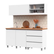 Кухня Хелен 1,7 (белый/белый)