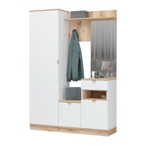 Прихожая Юкки ПР-1400 (Дуб делано/Белый)