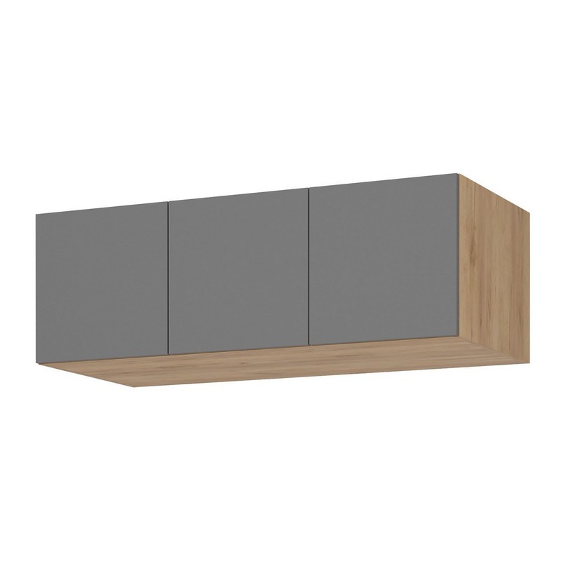 Антресоль 1200 Лион АН-02 (Дуб крафт/Графит серый)