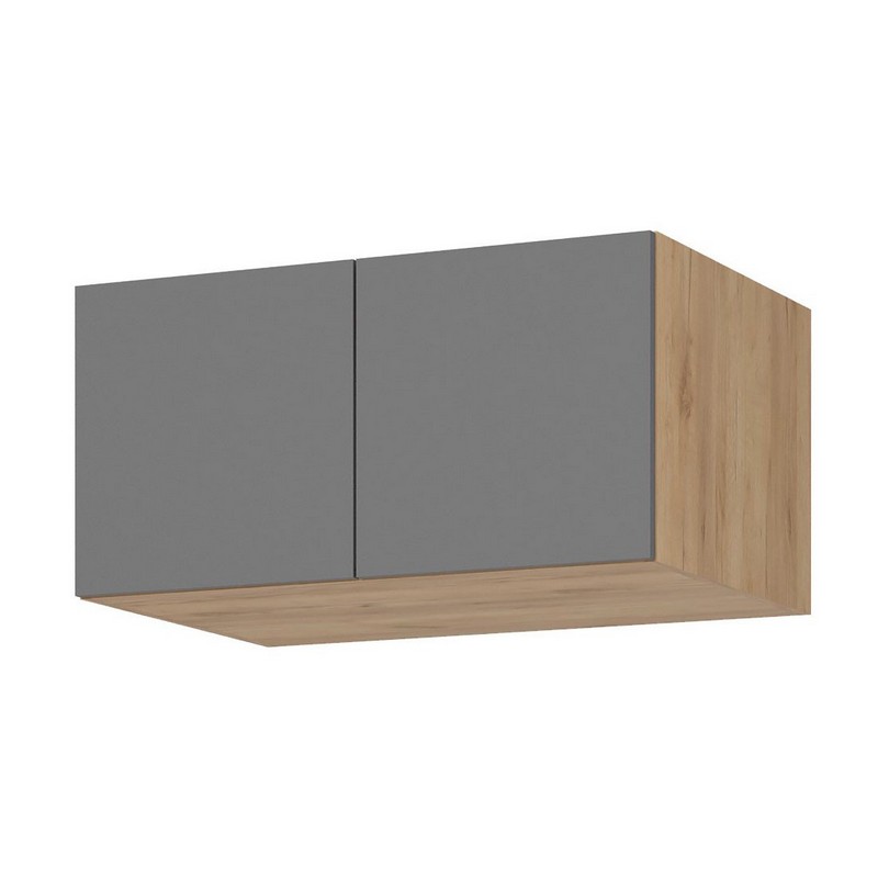 Антресоль 800 Лион АН-01 (Дуб крафт/Графит серый)