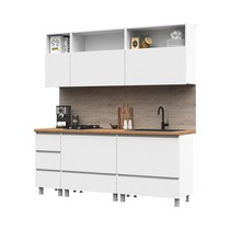 Кухня Хелен 2,0 (белый/белый)