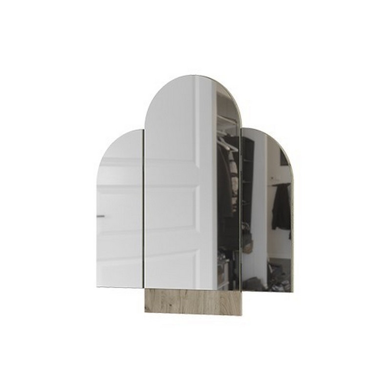 Зеркало трельяжное ЗР 552 Бася (дуб крафт серый/дуб крафт белый)