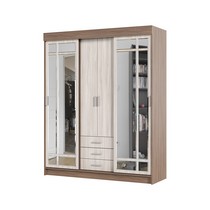 Шкаф-купе Андрей-1 (ясень шимо темный/ясень шимо светлый)