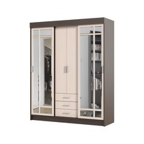 Шкаф-купе Андрей-1 (венге/дуб белфорд)