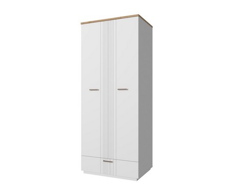 Шкаф 2DG1S Матео (MATEO) (белый, дуб наварра)