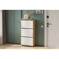 Обувница ОБ 4 (дуб золотой/белый шагрень/белый)