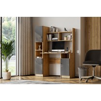 Стол компьютерный СТК 13 (дуб золотой/графит)