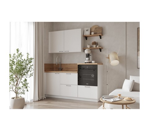 Кухонный гарнитур 1800 Лизет (белый софт матовый)