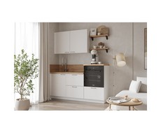 Кухонный гарнитур 1800 Лизет (белый софт матовый)