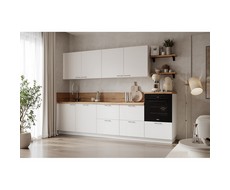 Кухонный гарнитур 3000 Лизет (белый софт матовый)