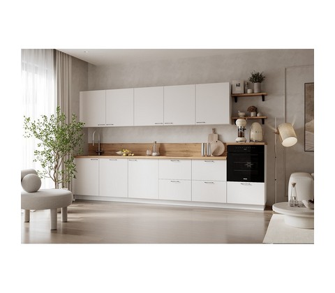 Кухонный гарнитур 3600 Лизет (белый софт матовый)