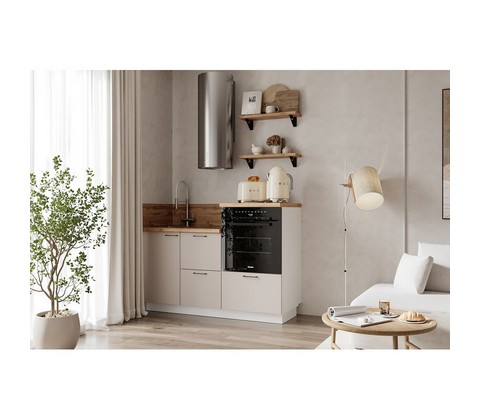 Кухонный гарнитур 1500 Магнолия ПВХ вариант 3