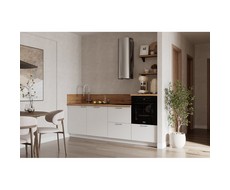 Кухонный гарнитур 2400 вариант 3 Лизет (белый)