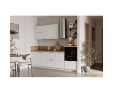 Кухонный гарнитур 2550 вариант 5 Лизет (белый)