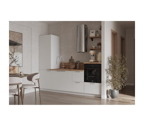 Кухонный гарнитур 2550 вариант 12 Лизет (белый)