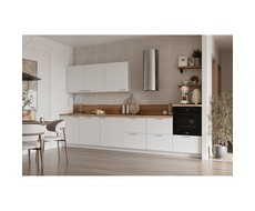 Кухонный гарнитур 3600 вариант 2 Лизет (белый)