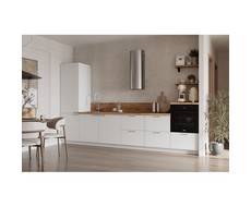 Кухонный гарнитур 3600 вариант 12 Лизет (белый)