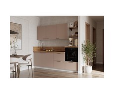 Кухонный гарнитур 2400 вариант 4 Лизет (крем)