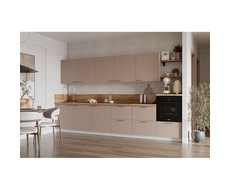 Кухонный гарнитур 3600 вариант 4 Лизет (крем)