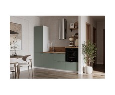 Кухонный гарнитур 2400 Олива эмаль вариант 9