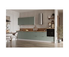 Кухонный гарнитур 3600 Олива эмаль вариант 2