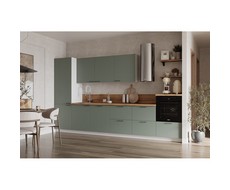 Кухонный гарнитур 3600 Олива эмаль вариант 8