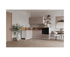 Кухонный гарнитур угловой 1500х2100 Магнолия ПВХ