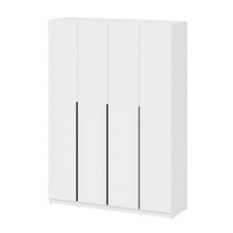 Шкаф распашной 1600 с наполнением 11 полок, 2 ящика и штанга ШК 5 (белый)