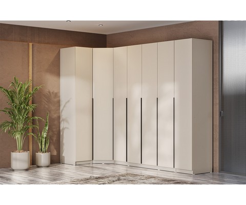 Шкаф с наполнением 22 полки и 2 штанги ШК 5 (меланж)