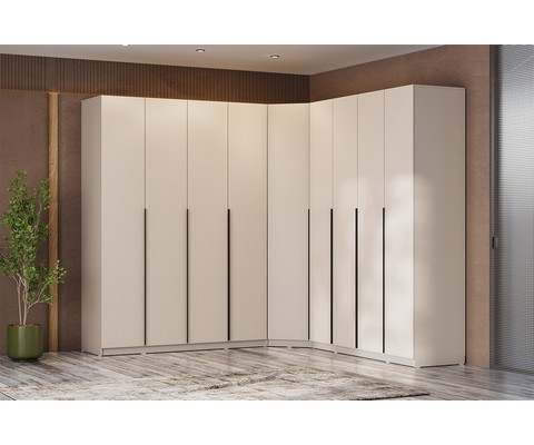 Шкаф с наполнением 23 полки и 3 штанги ШК 5 (меланж)