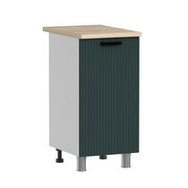 Шкаф напольный Аленушка Н 400 Лотос Изумруд, скоба антрацит