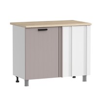 Шкаф напольный Аленушка НПУ 1000 Лотос Кашемир, скоба антрацит