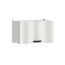 Шкаф-антресоль навесной Аленушка ВГ 600 Лотос Молочный, скоба антрацит