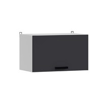 Шкаф-антресоль навесной Аленушка ВГ 600 Лаванда Сталь, скоба черный